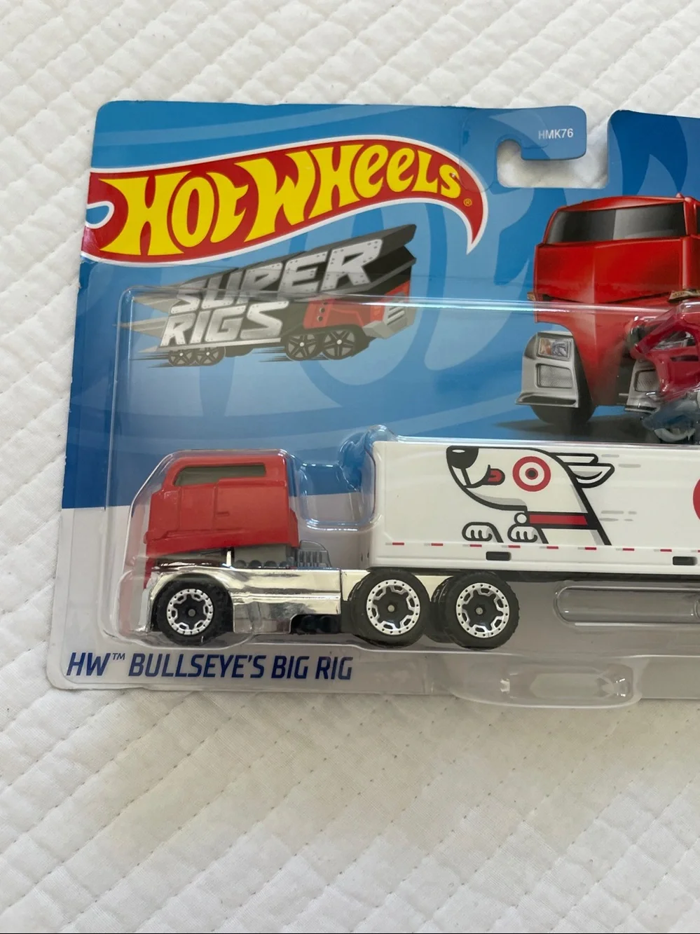Target Bullseye's Big Rig Truck and Trailer - Red & White